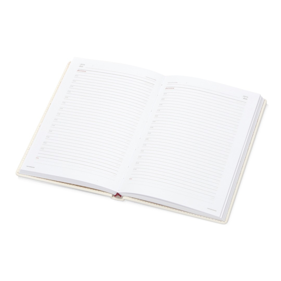 Ежедневник недатированный А5 «Velvet», белый