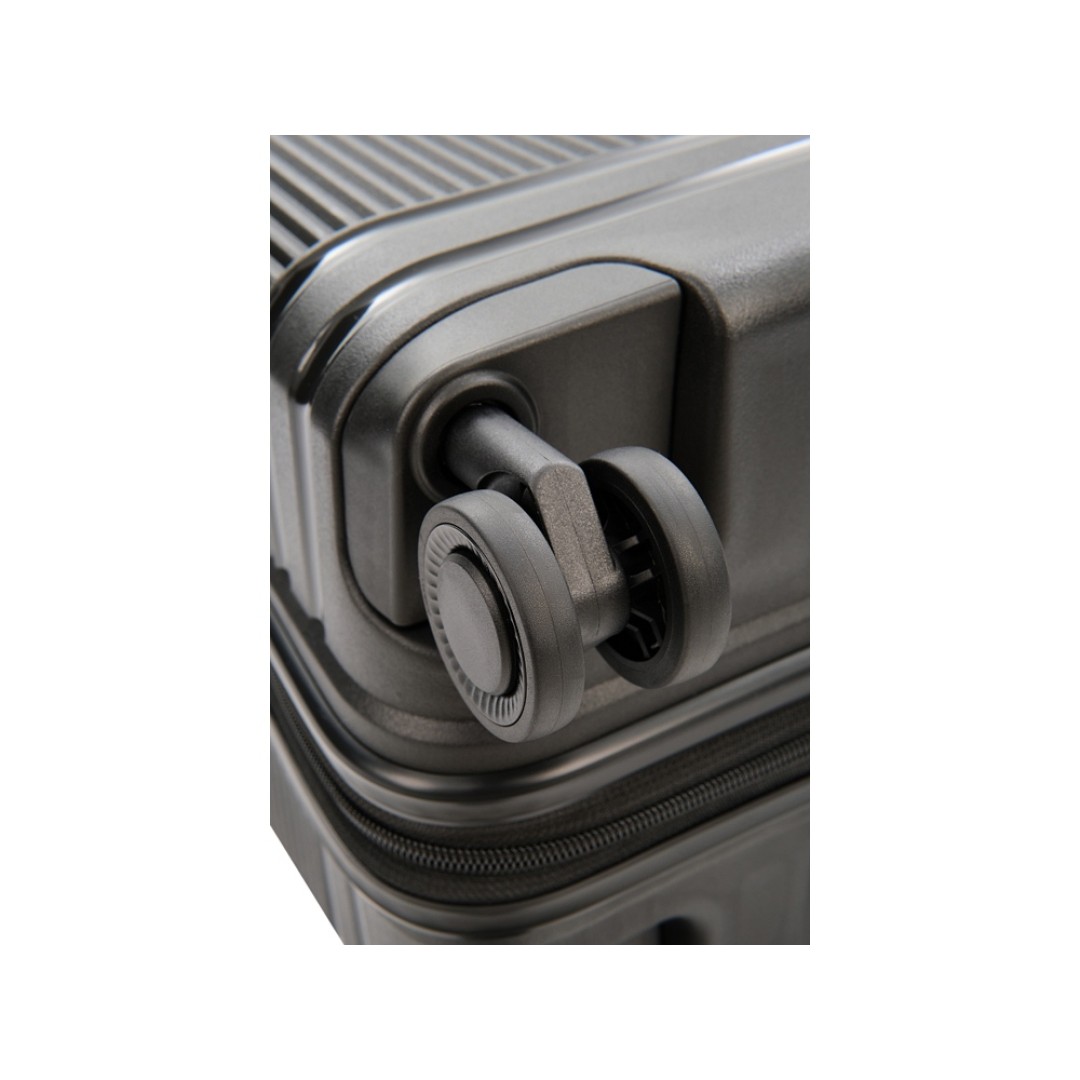 Чемодан 4-х колесный, Magellan, TRINIDAD, 110л, черный металлик