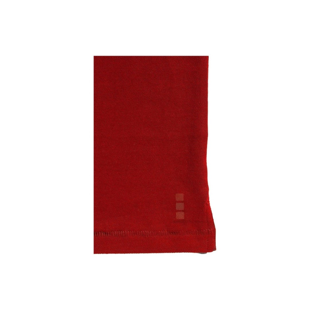 Рубашка поло "Oakville" мужская с длинным рукавом, красный