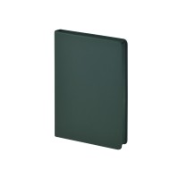 Ежедневник А5 "Megapolis Color New" soft-touch, темно-зеленый