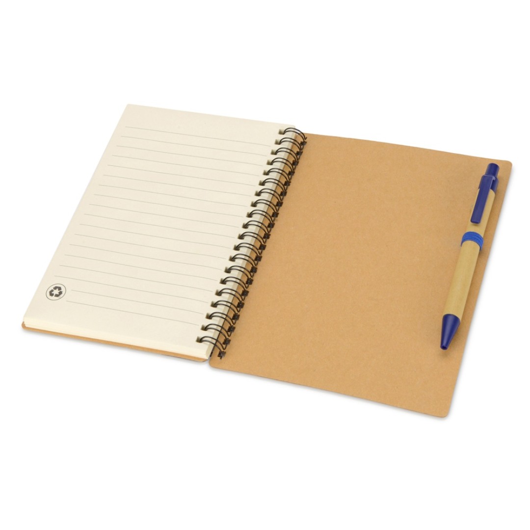 Блокнот "Helly" с ручкой, синий (Р)