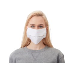 Маска для лица многоразовая из хлопка, белый
