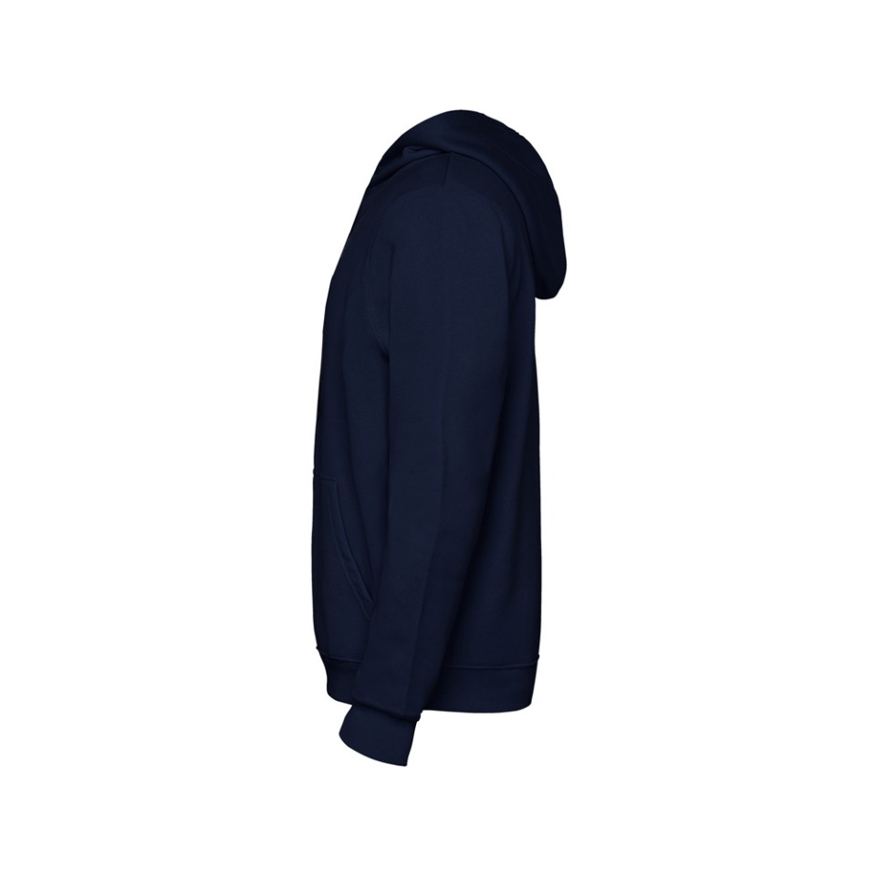 Толстовка с капюшоном "Urban" детская, нэйви/серый меланж