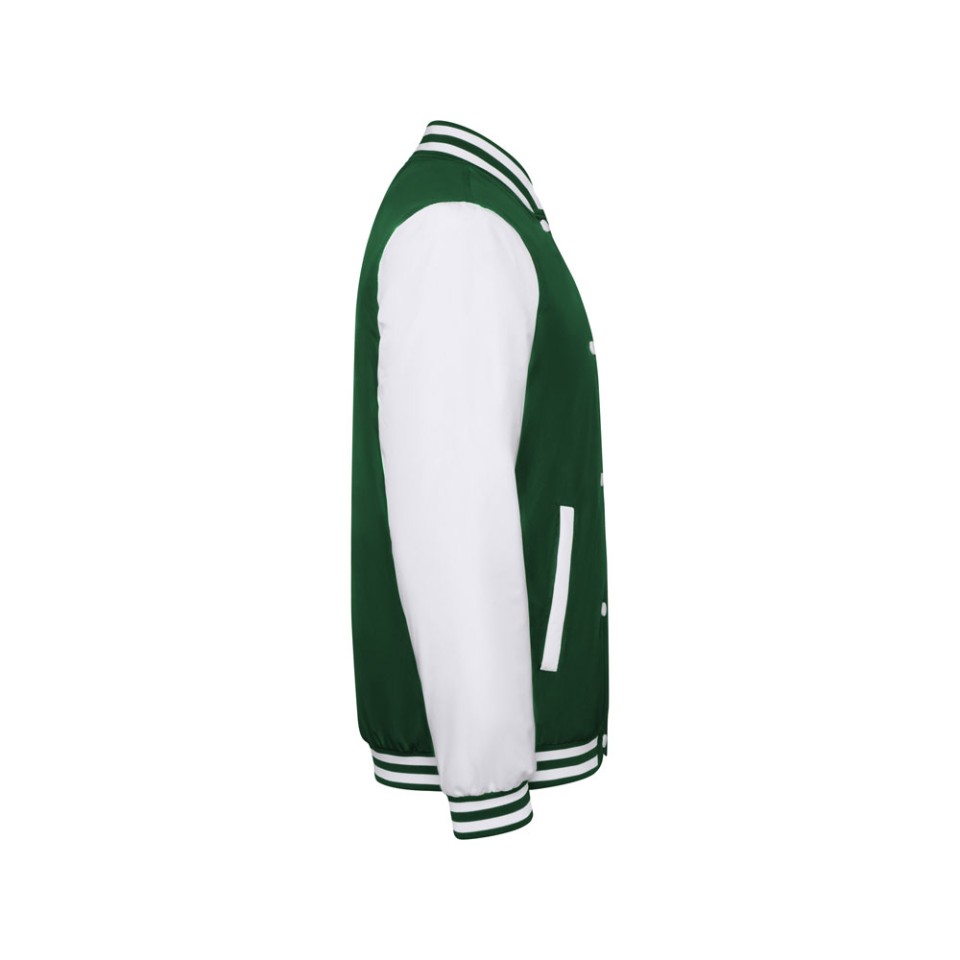 Бомбер утепленный «California» унисекс, бутылочный зеленый