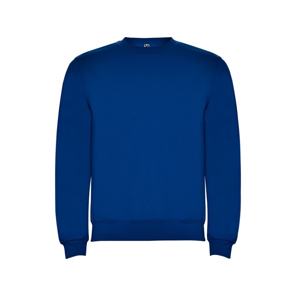 Свитшот с начесом "Clasica" унисекс, королевский синий