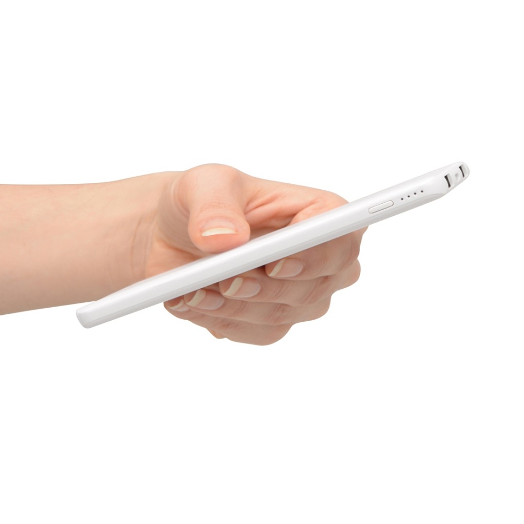 Портативное зарядное устройство «Blank» с USB Type-C, 5000 mAh, белый