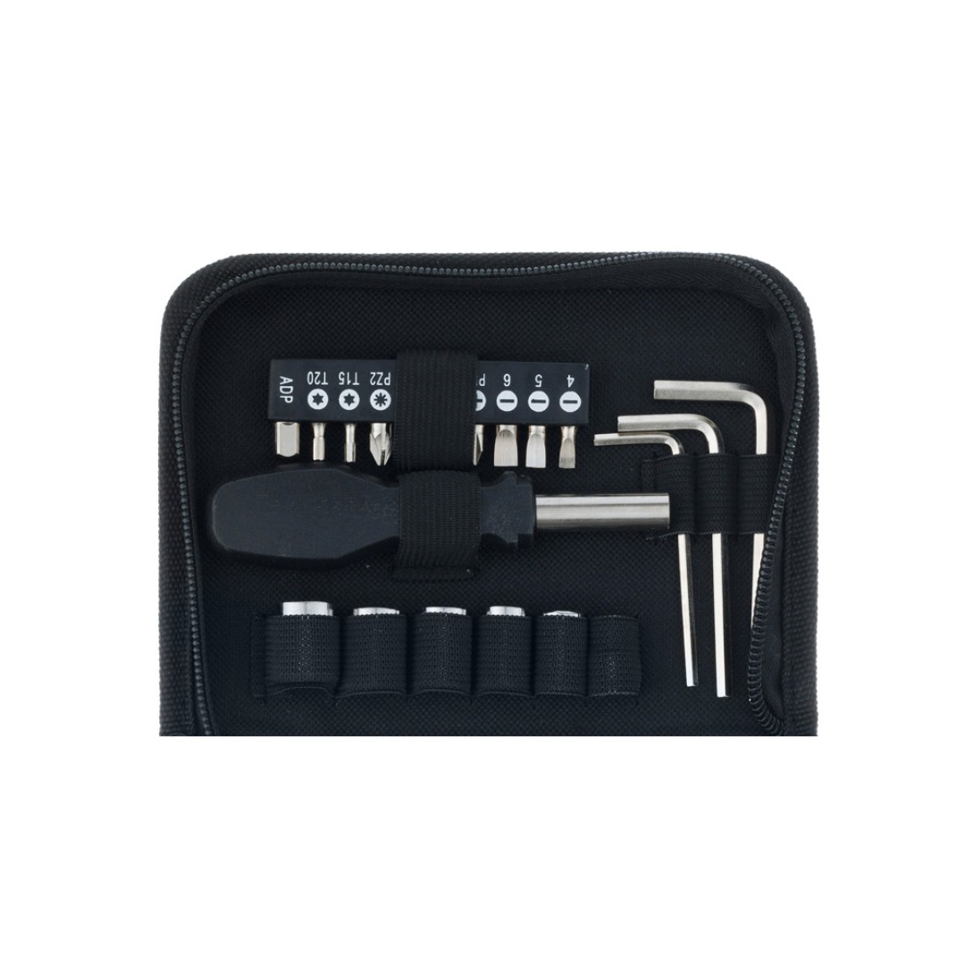 Набор инструментов Stinger, 25 инструментов, в нейлоновом чехле, 172х125х42 мм, чёрный