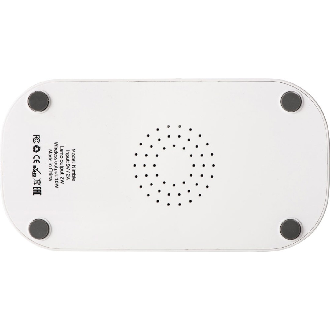 Настольный светильник с беспроводной зарядкой "Nimble", 10 Вт