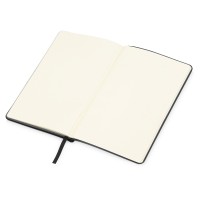 Блокнот «Notepeno» 130x205 мм с тонированными линованными страницами, черный (Р)