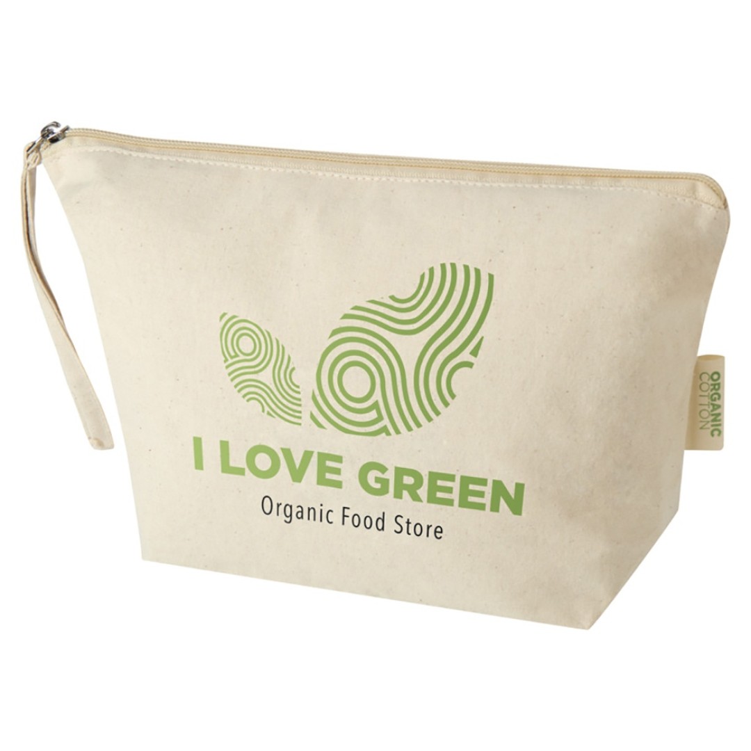 Orissa большая сумка для аксессуаров из органического материала GOTS, 180 г/м2, 3 л - Натуральный