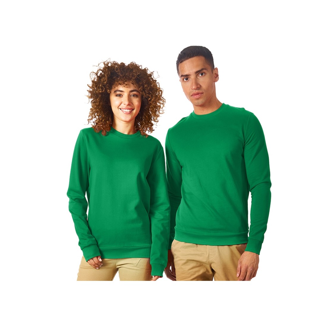 Свитшот "Motion" унисекс с начесом, зелёный