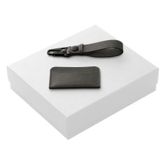 Подарочный набор Long River: картхолдер, ремешок для ключей, белая коробка