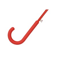 Зонт-трость "Color" полуавтомат, красный