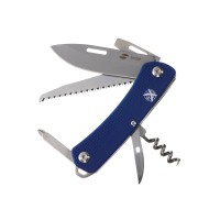 Нож перочинный Stinger, 103 мм, 10 функций, материал рукояти: АБС-пластик (синий)