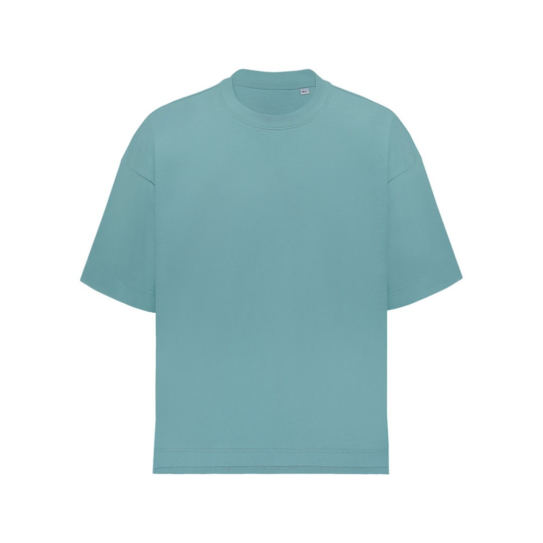Футболка оверсайз «Beta.01» унисекс, пыльный бирюзовый