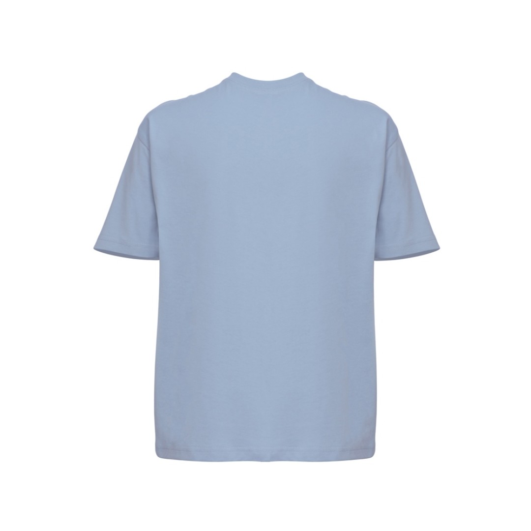 Детская футболка оверсайз «Liyon», небесно-голубой