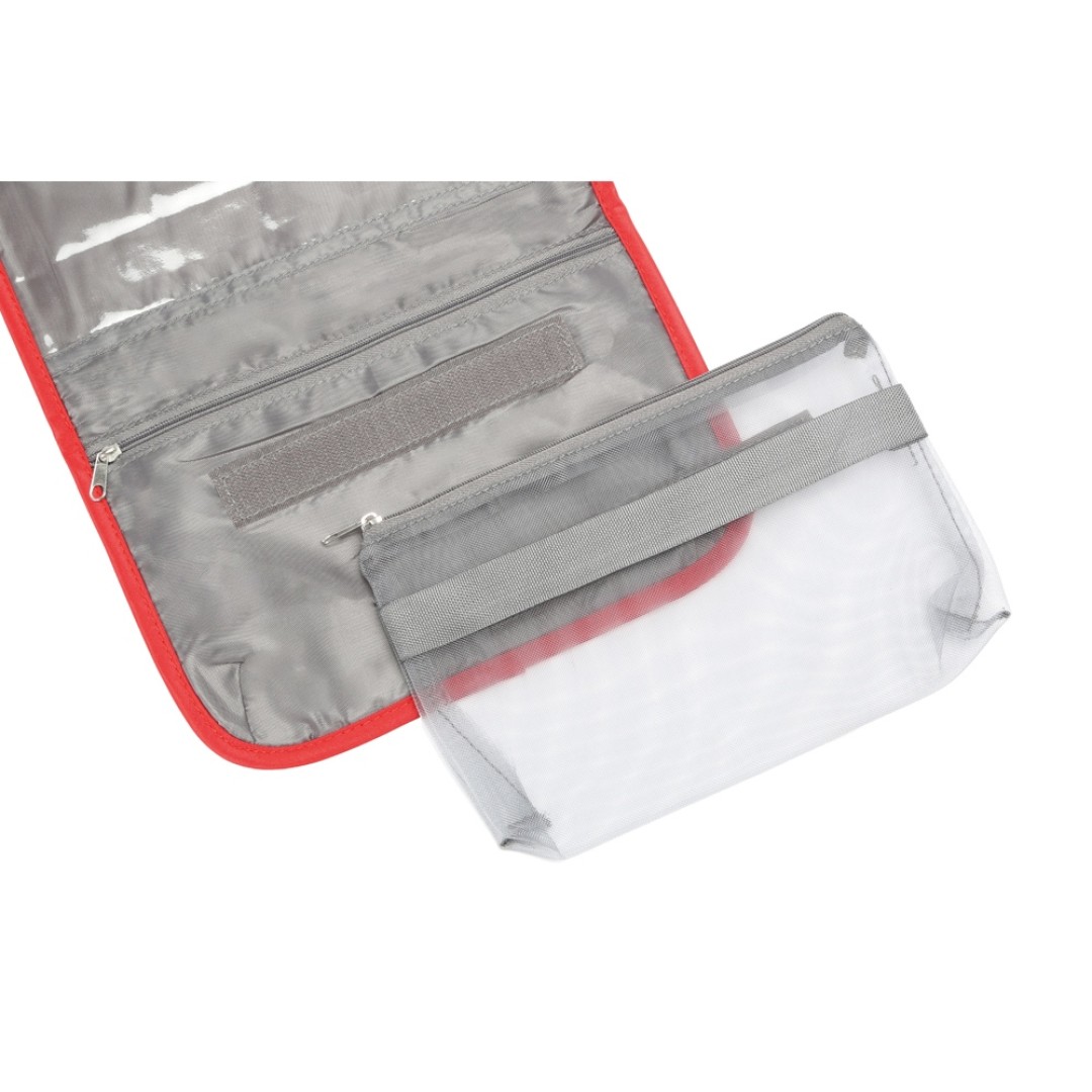 Несессер для путешествий со съемной косметичкой "Flat", красный