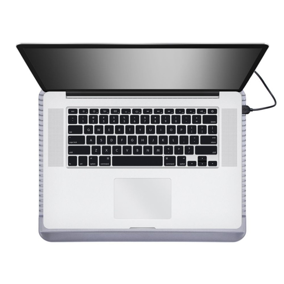 Охлаждающая подставка 5555 для ноутбуков до 15,6", серебристый