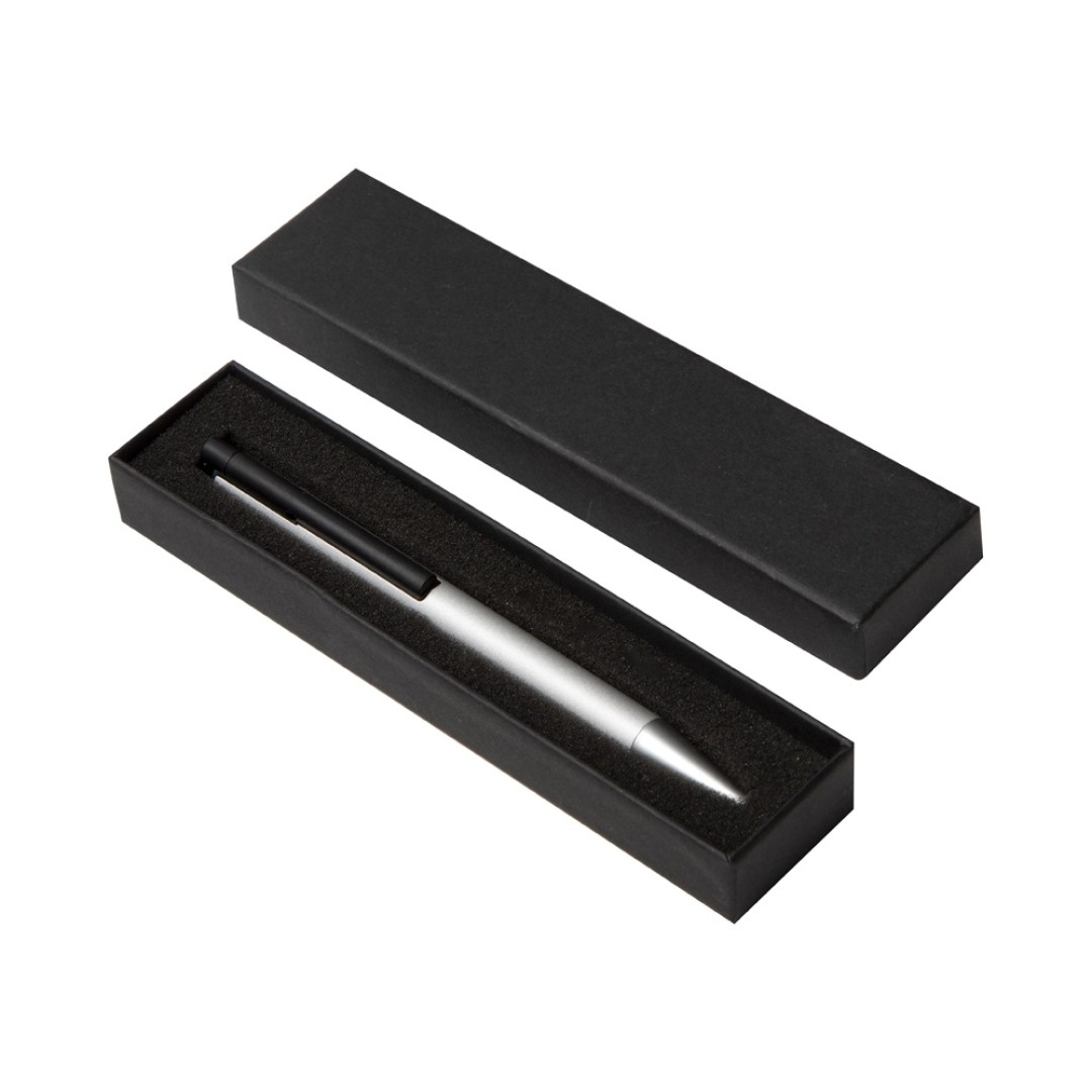 Металлическая шариковая ручка с флеш-картой на 8 Гб "Jobs", серебристая (Р)