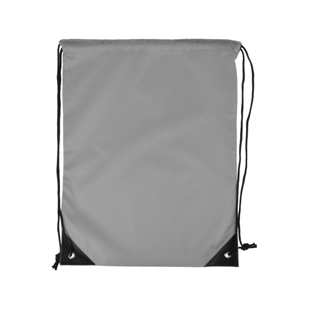Рюкзак-мешок на шнуровке Reviver из переработанного пластика, серый