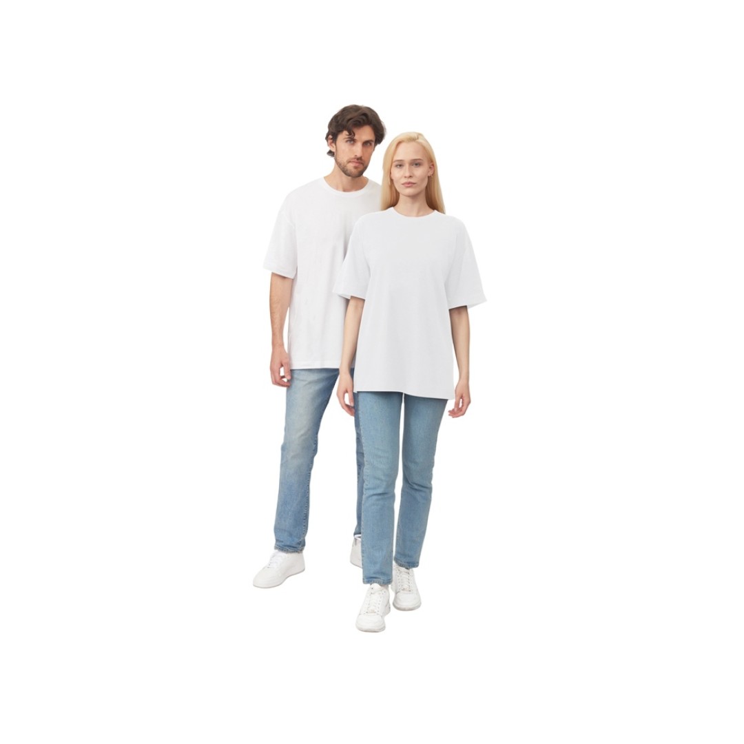 Футболка оверсайз «Vienna» унисекс , белый