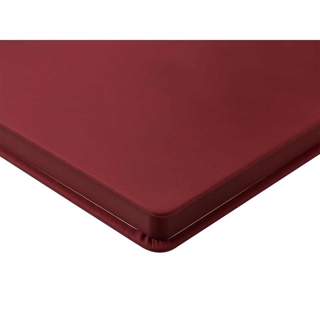 Ежедневник А5 "Megapolis Color New" soft-touch, бордовый