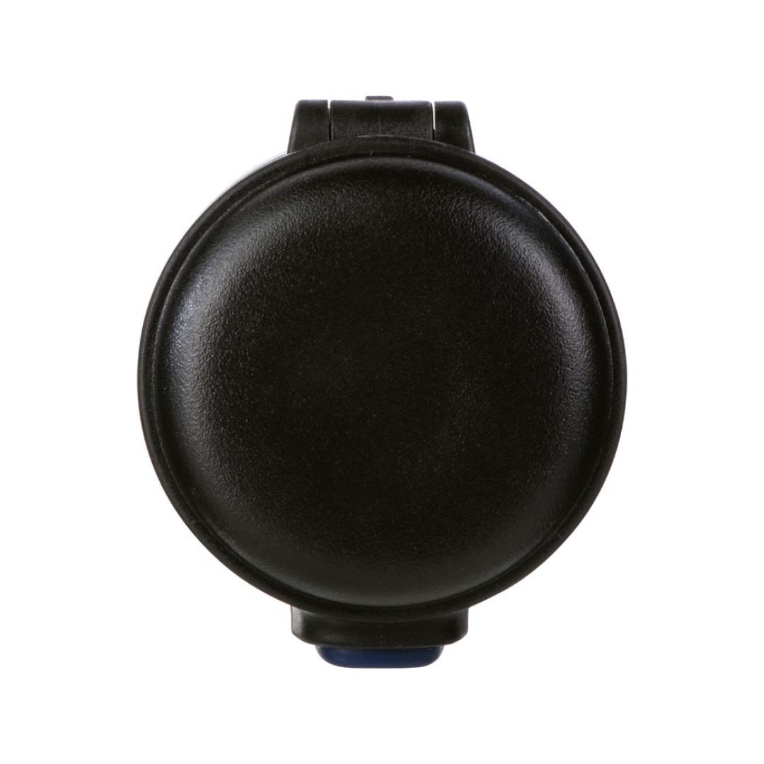 Вакуумная термокружка Waterline c кнопкой «Guard», 400 мл, тубус, темно-синий