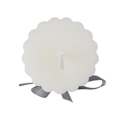 Набор свечей с гранями "Vela", темно-серый, белый