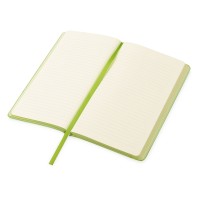 Блокнот «Notepeno» 130x205 мм с тонированными линованными страницами, зеленое яблоко