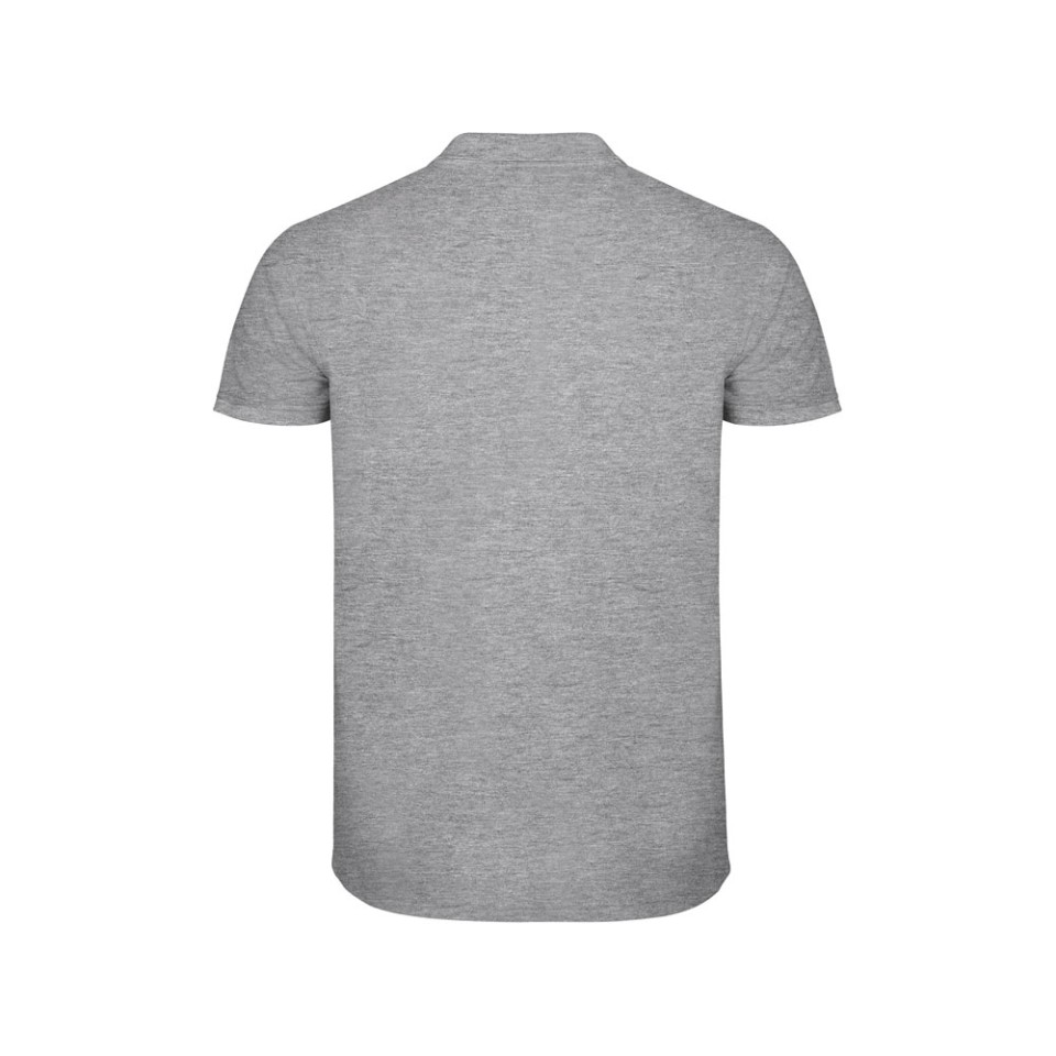 Рубашка поло "Star" мужская, серый меланж