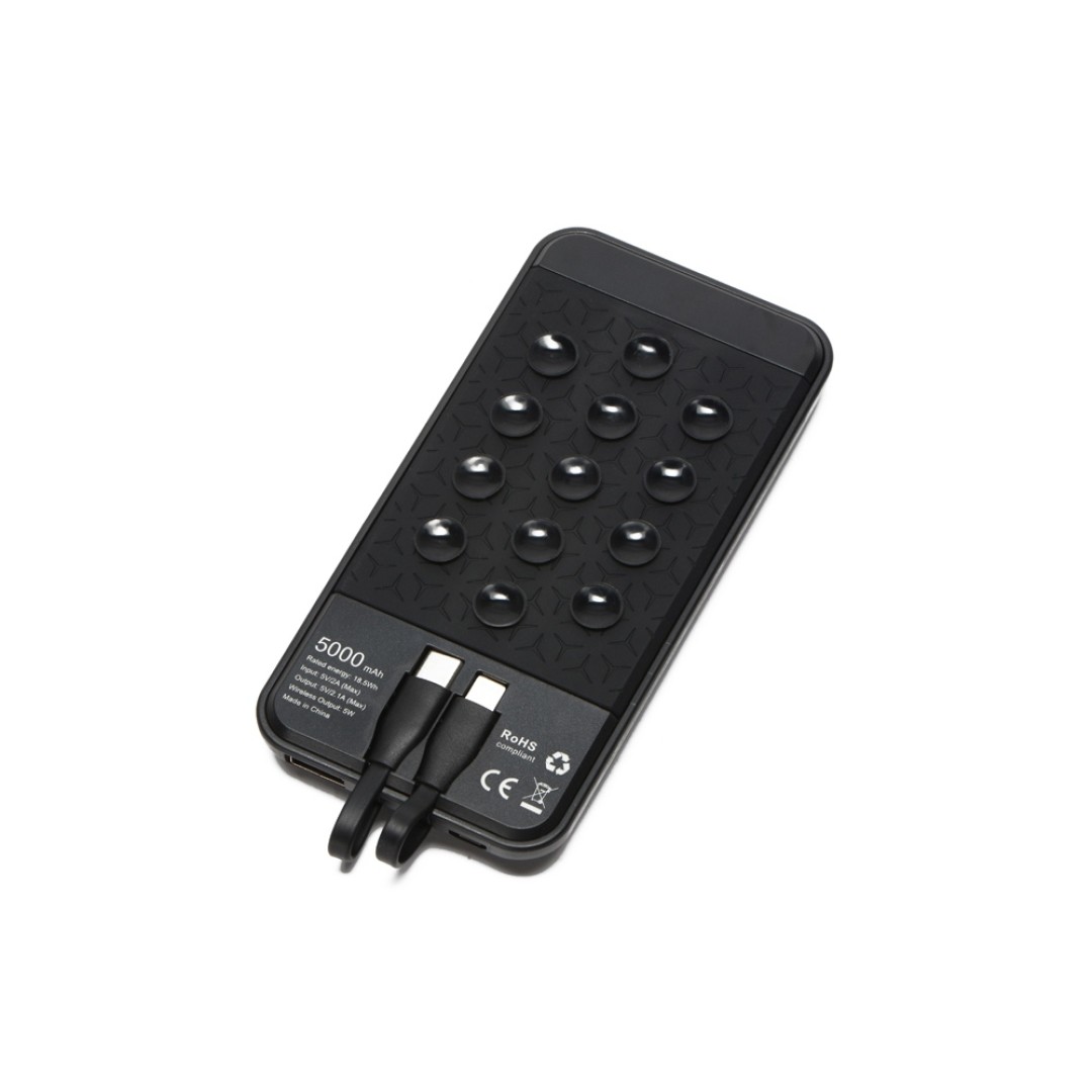 Портативное беспроводное зарядное устройство «Octopus Air», 5000 mAh, черный