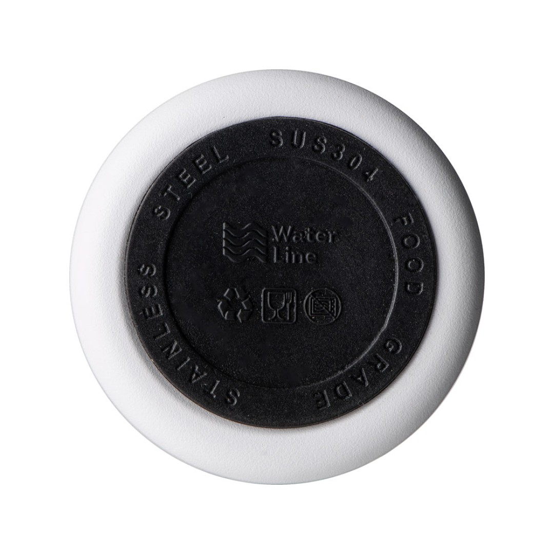 Вакуумная термокружка Waterline с медной изоляцией «Bravo», 400 мл, тубус, белый