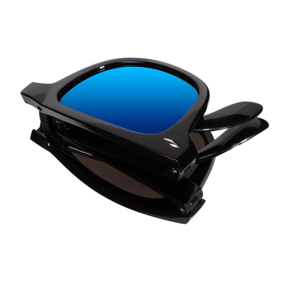 Складные очки с зеркальными линзами "Ibiza", черный