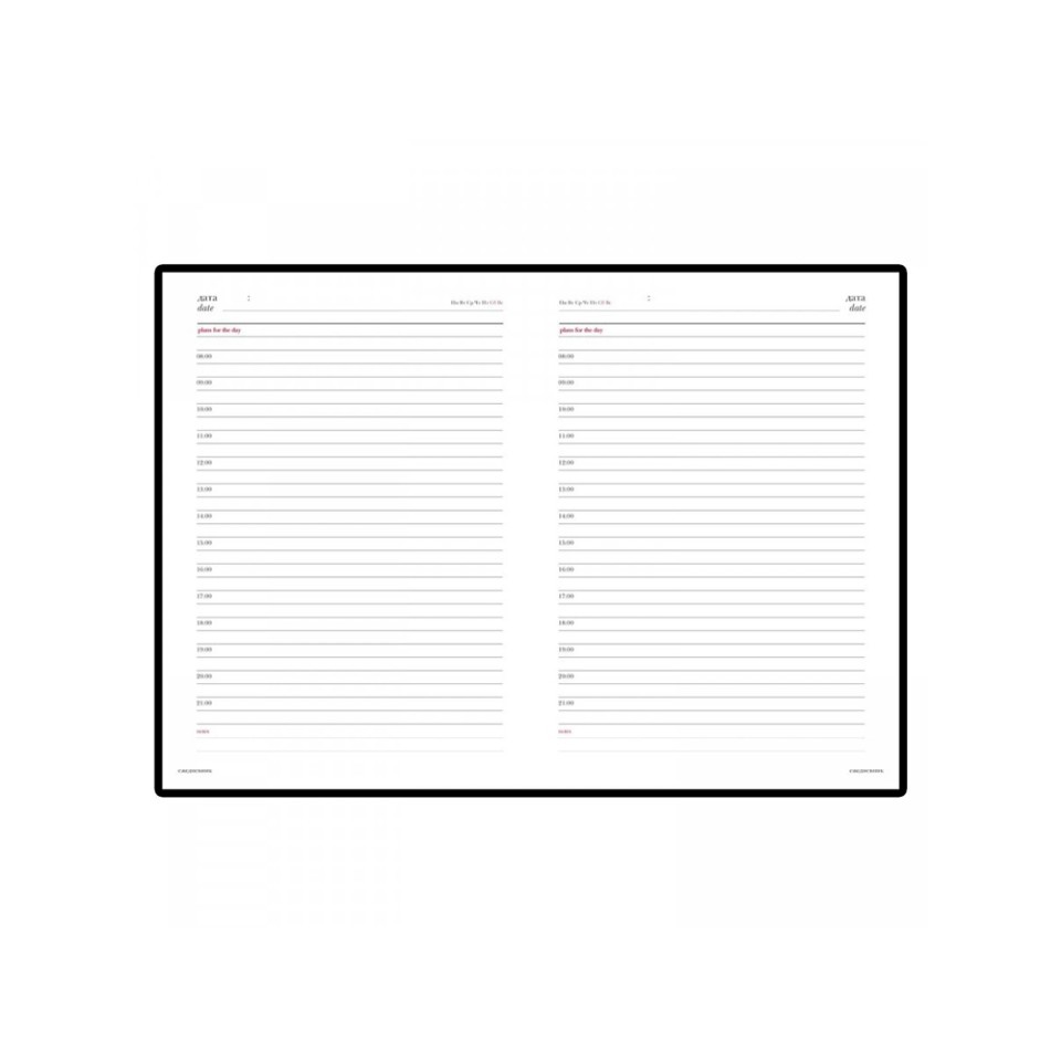 Ежедневник недатированный А6+ "Sidney Nebraska", синий (золотой обрез)