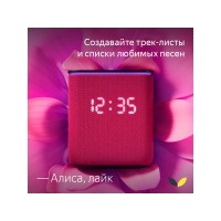 Умная колонка ЯНДЕКС Станция Миди с Алисой, с Zigbee, 24 Вт, цвет: черный (YNDX-00054BLK)