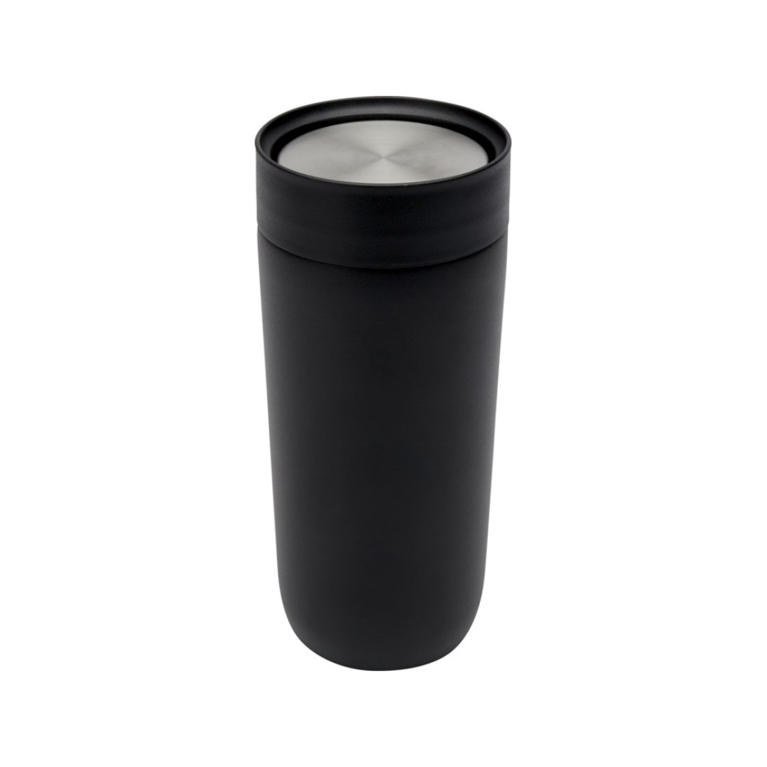 Camden кружка из нержавеющей стали, сертифицированный RCS, 350 м, сплошной черный