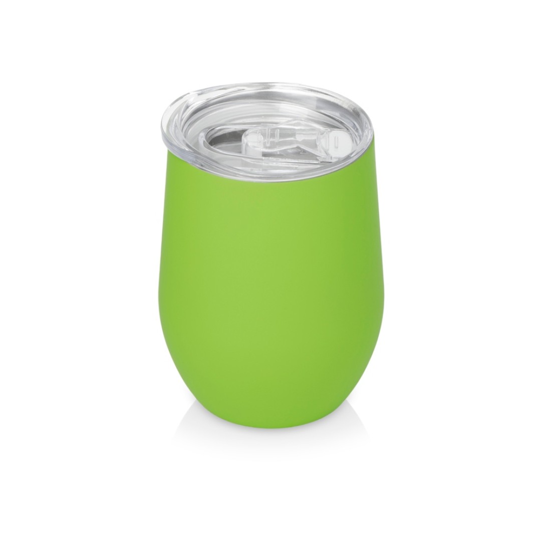 Подарочный набор с термокружкой и повербанком С1, 5000 mAh, зеленое яблоко