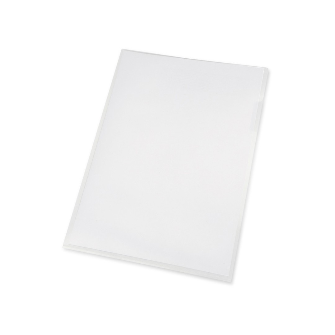 Папка- уголок, для формата А4, плотность 180 мкм, прозрачный матовый