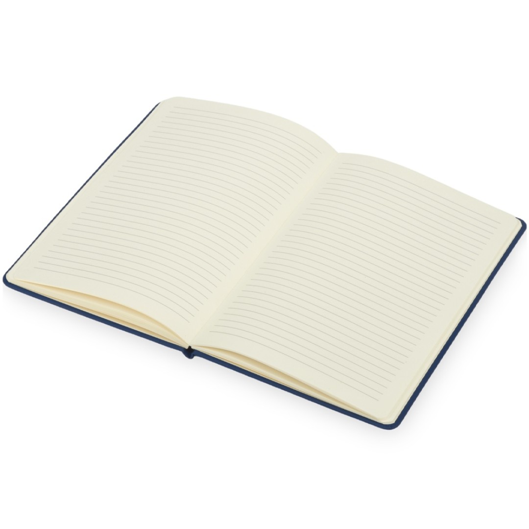 Блокнот "Wispy", твердая обложка A5, 64 листа в линейку, синий