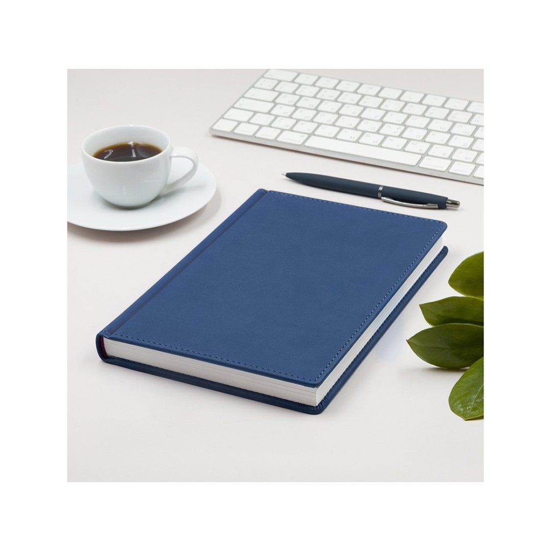 Ежедневник А5 датированный «Velvet» 2026, синий
