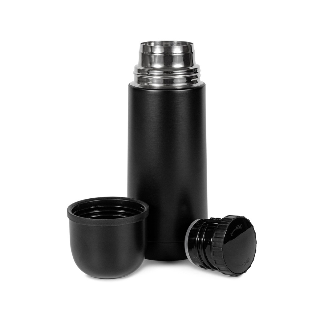 Термос Relaxika 101 (0,35 литра), черный (без лого)