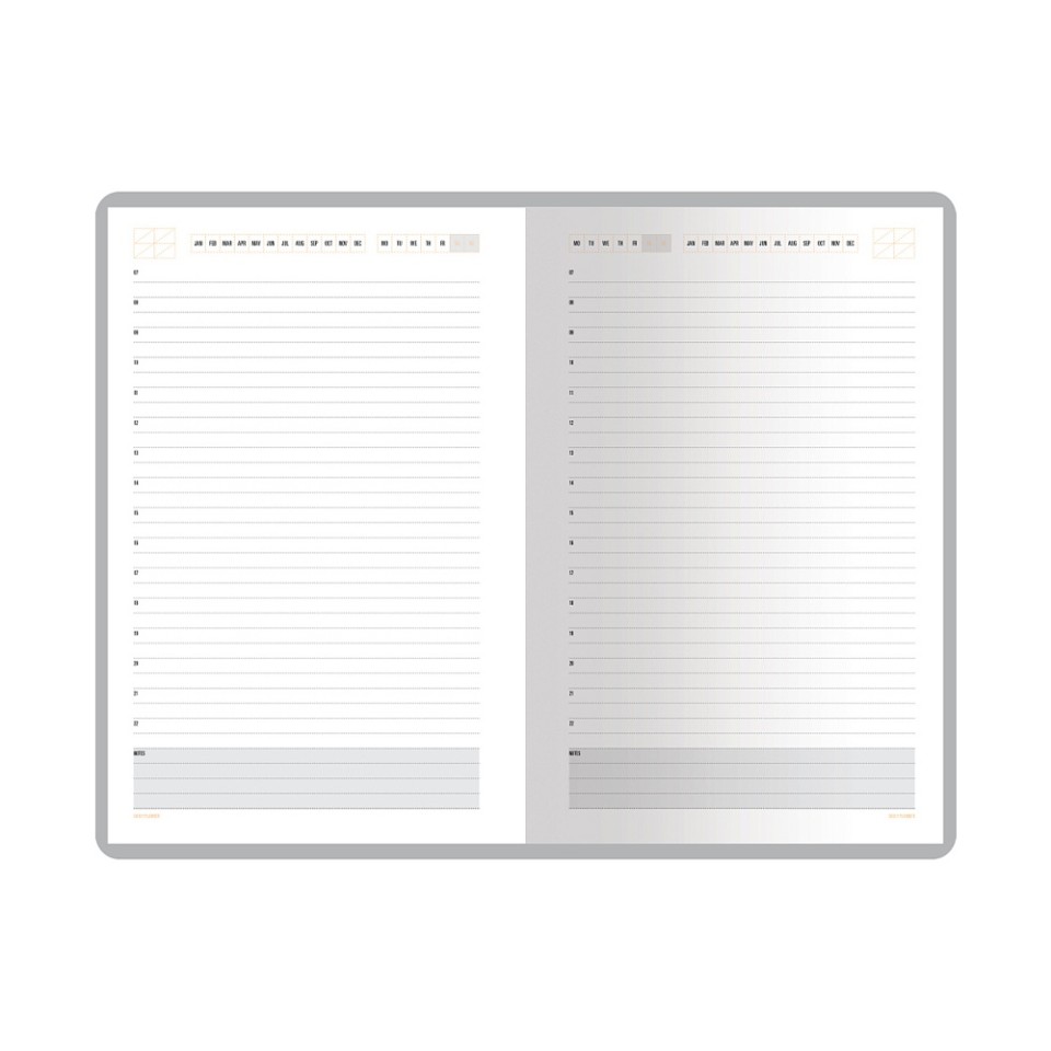 Ежедневник А5 недатированный «Mercury», фиолетовый