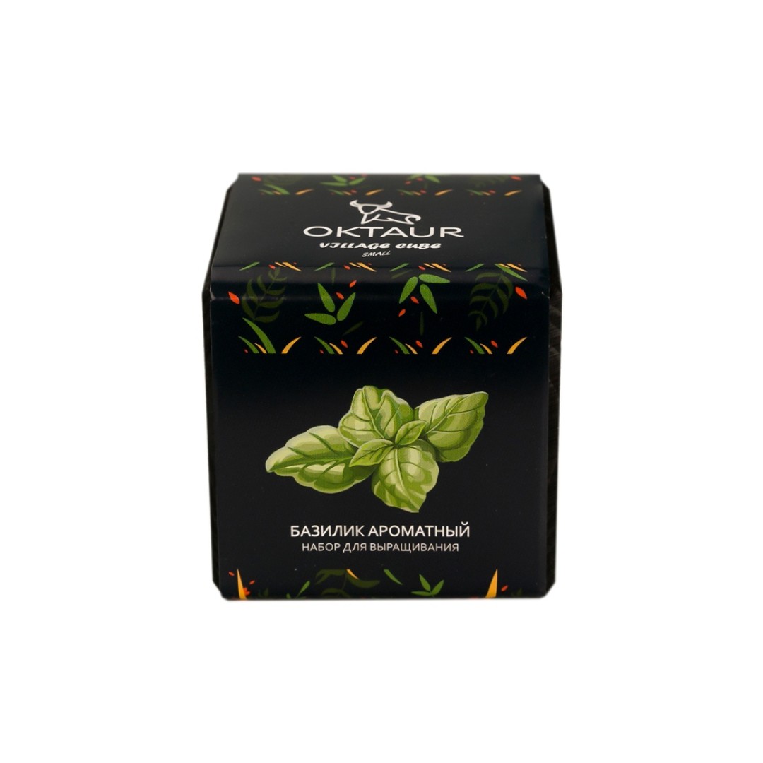 Набор для выращивания "Small village cube "Базилик ароматный"