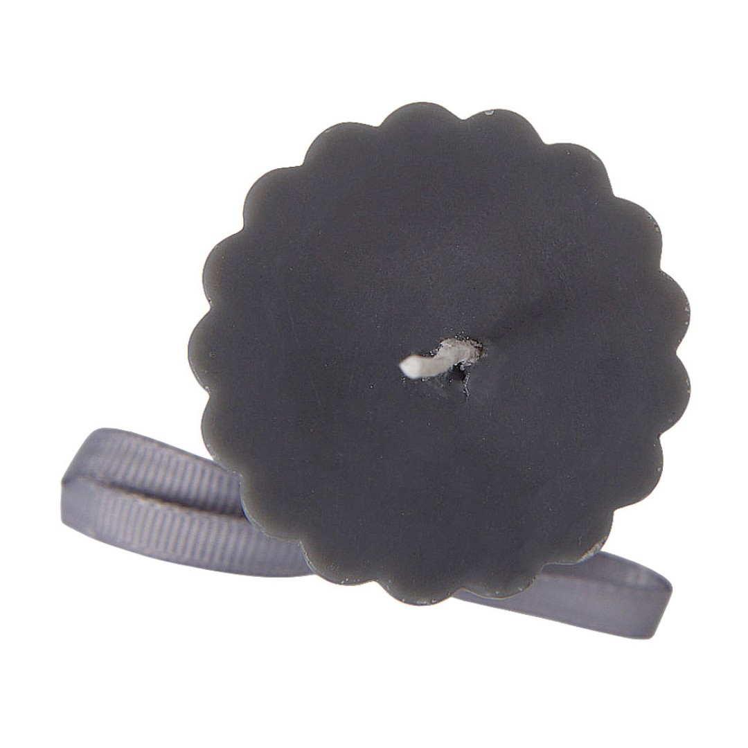 Набор свечей с гранями "Vela", темно-серый, белый