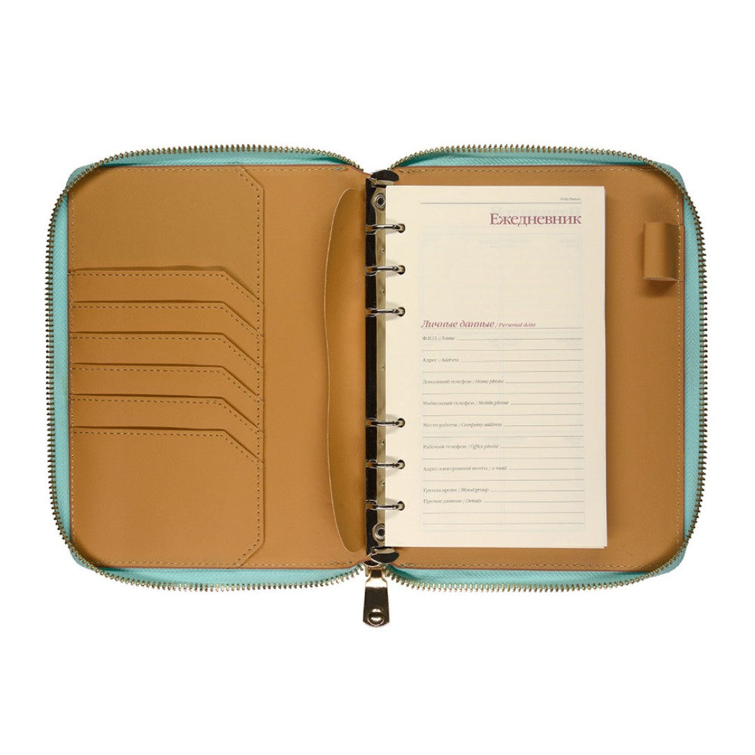 ЕЖЕДНЕВНИК недатированный А5- "RIVIERA. ZEFIR" (МЯТНЫЙ ЗЕФИР)