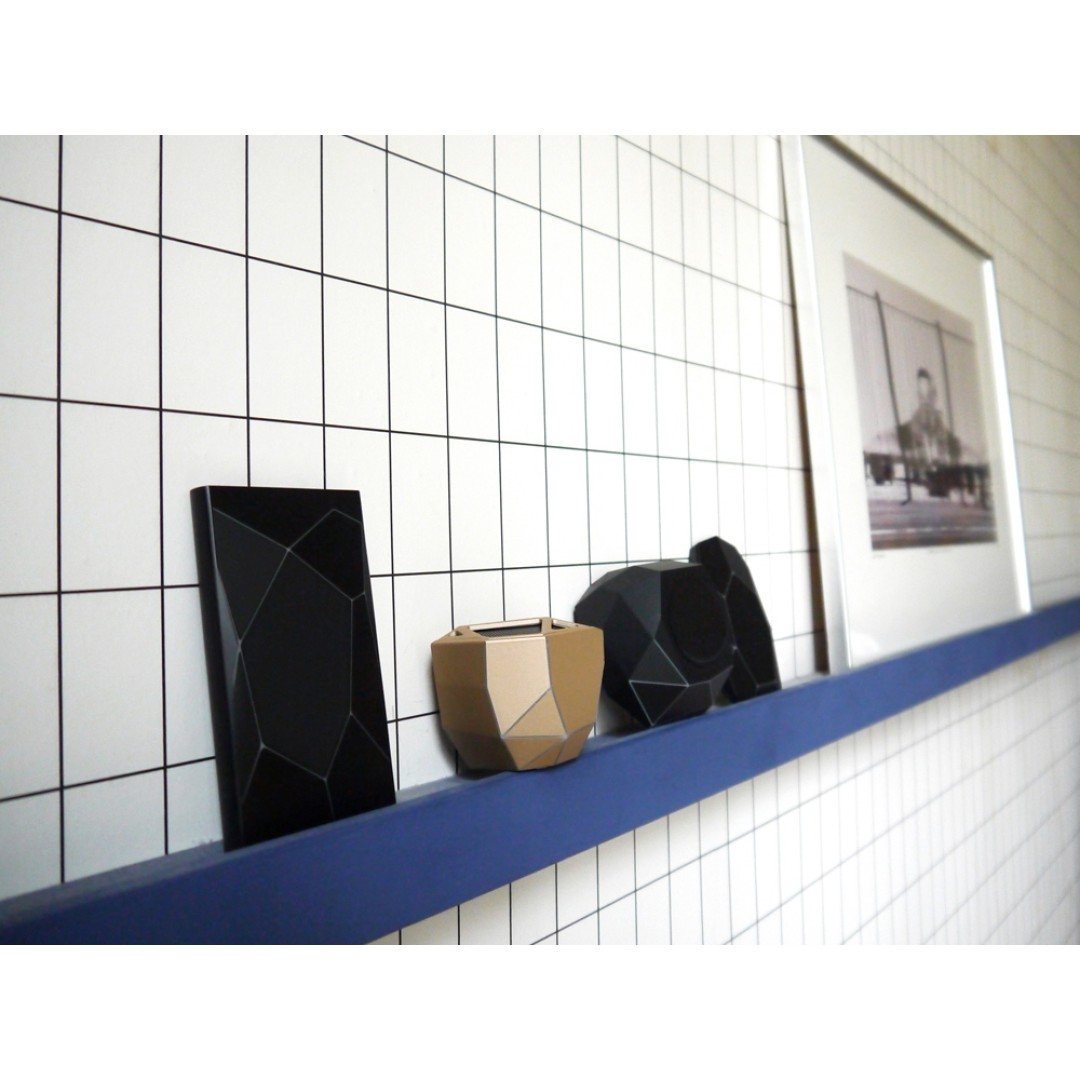 Портативное беспроводное зарядное устройство "Geo Wireless", 5000 mAh, черный