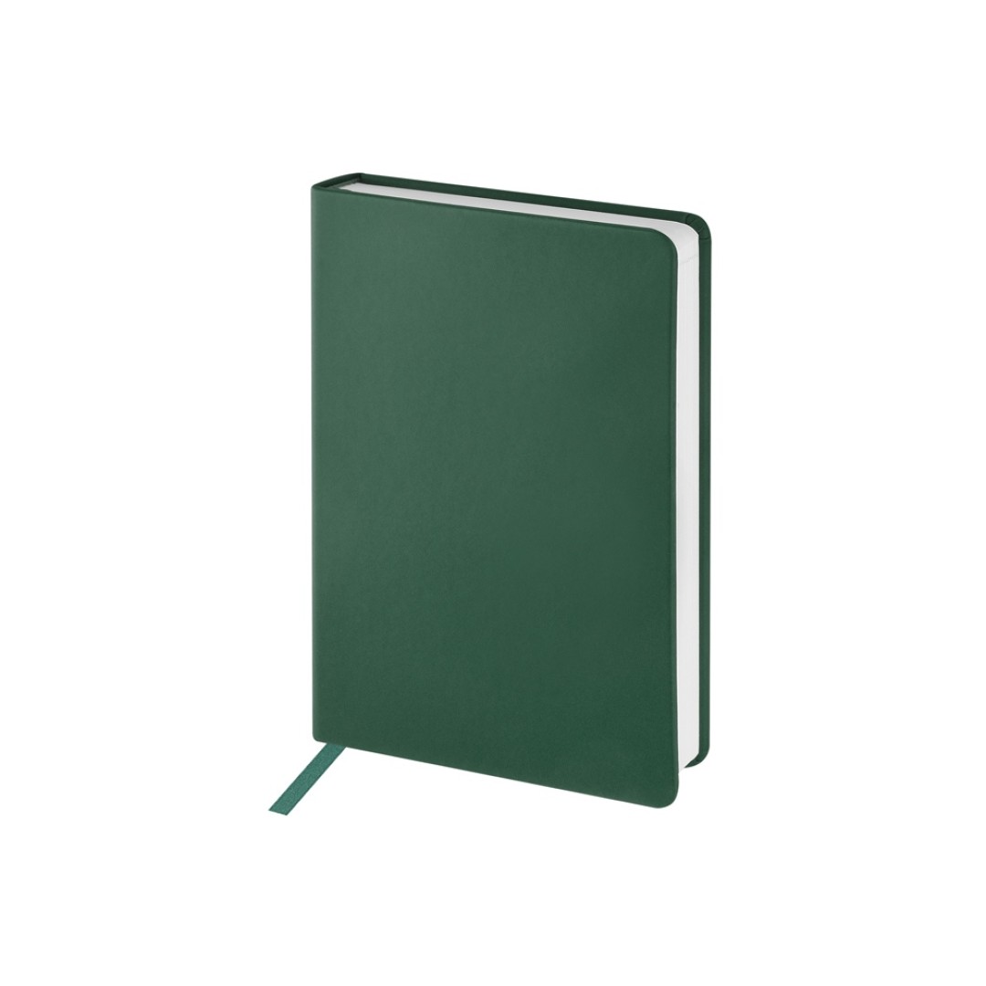 Ежедневник с каменной бумагой недатированный А5 "Carrara", зеленый