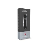 Нож-брелок VICTORINOX Classic SD Colors "Dark Illusion", 58 мм, 7 функций, чёрный