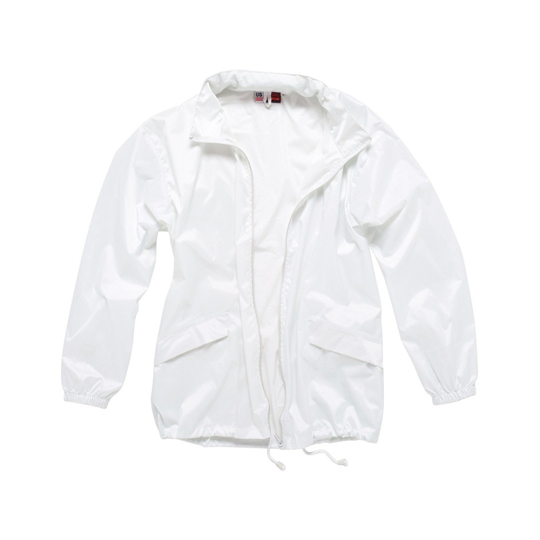 Ветровка "Miami" детская с чехлом, белый