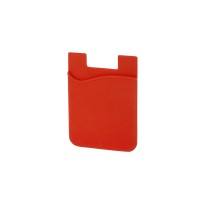 Картхолдер с креплением на телефон «Gummy», красный